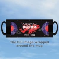 Operation Black Buck 40th Anniversary Black Mug